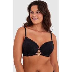 Bras N Things Annalise Contour Plunge Bra in Caviar 10DD