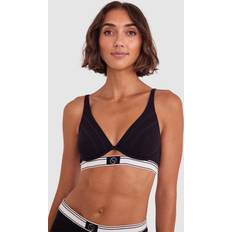 Off-White Bras Off-White Bras N Things Time Out Plunge Underwire Bra in Black 10DDD