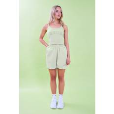 Shorts Kaiia Kaiia Logo Sweat Shorts Light Green