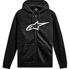 Alpinestars Ageless Zip Hoodie V3 Kapuzenpullover für Herren Fleece Sweatshirt mit Kapuze Schwarz/Weiß