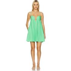 Susana Monaco Poplin Mini Dress in Green. M, S, XL, XS