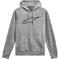 Alpinestars Ageless Hoodie V3 Kapuzenpullover für Herren Fleece Sweatshirt mit Kapuze Melangegrau/Schwarz