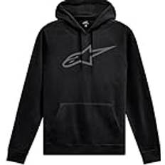 Alpinestars Ageless Hoodie V3 Kapuzenpullover für Herren Fleece Sweatshirt mit Kapuze Schwarz/Grau