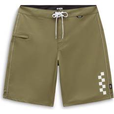 Cotton Swimming Trunks Vans The Daily Solid Boardshorts olivine Herren Grün, Größe Grün