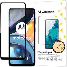 Skjermbeskyttere Wozinsky Displayschutz für motorola moto g22 case friendly schutzglas 9h Schwarz