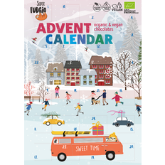 Choklad adventskalender Super Fudgio vegansk chokladkalender 100