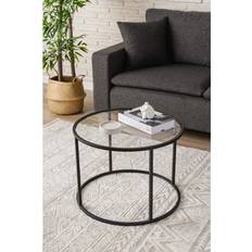 Glas - Guld Soffbord Hanah Home Frame Coffee Table