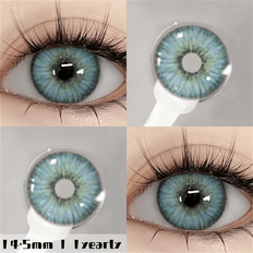 Färgade linser Kontaktlinser Shein EYESHARE Green Colored Contact Lenses Natural Look Green Eye
