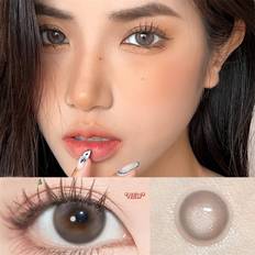 Kontaktlinser Shein 2pcs Blue Colored Contact Lenses With The Same