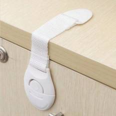 10pcs White Kids Safety Cabinet Lock Baby Proof Security Protector Drawer Door Cabinet Lock Plastic Door Lock