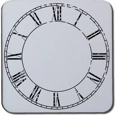 Kitchen Accessories House of Hampton Roman Numeral Clock Coaster