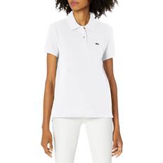 Lacoste Women Polo Shirts Lacoste Women's Classic Fit Short Sleeve Soft Cotton Petit Piqué Polo Shirt, White