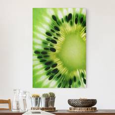 Floral et Nature Arts encadrés Klebefieber Impression Sur Toile Kiwi Brillant Art encadré