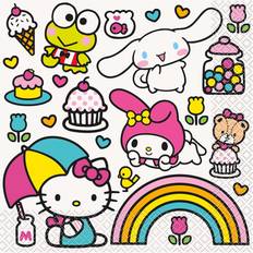 Hello Kitty and Friends Birthday Large Lunch Napkins, 16 Count