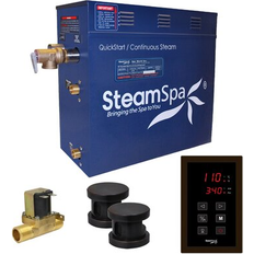 Sauna Heaters SteamSpa Oasis 10.5 KW QuickStart Bath Generator Package with Built-in Auto Drain in Oil Rubbed Bronze