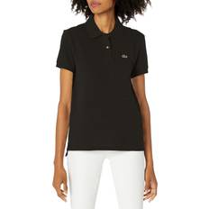 Lacoste Women Polo Shirts Lacoste Women's Classic Fit Short Sleeve Soft Cotton Petit Piqué Polo Shirt, Black