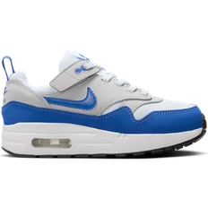 Nike Blue Running Shoes Children's Shoes Nike Air Max 1 EasyOn PSV - White/Neutral Grey/Black/Game Royal