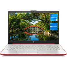 Hp laptop red HP 15.6" HD Newest Laptop for Business and Student, Intel Pentium Silver N5030, 8GB RAM, 256GB SATA SSD, Webcam, Media Card Reader, RJ45, HDMI, Wi-Fi, Windows 11 Home, Scarlet Red