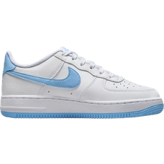 33½ Kinderschuhe NIKE Air Force 1 GS - White/White/Aquarius Blue