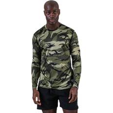 Björn Borg Hombre Ropa Björn Borg Axton Perf LS Tee - Patterned/Black, Male