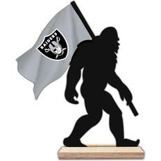 Fan Creations Las Vegas Raiders 18'' Team Logo Bigfoot Silhouette Desktop Art