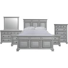 Double Beds Bed Packages Picket House Furnishings Trent King Panel 6PC