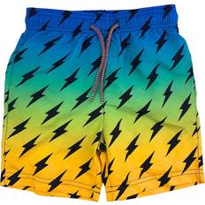 Appaman Mid Length Toddler Swim Trunks, Lightning Multicolor, 14Y Maisonette