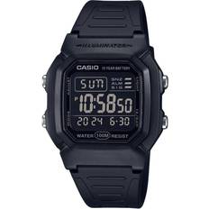 Casio Digital Black Dual Time Resin W-800H-1BV 100M Watch
