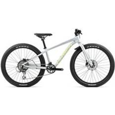 Orbea MX 24 Team Disc Kids Bike - 2024 - Halo Silver Spicy Lime Matt Green/silver