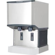 Ice Makers Scotsman HID540AW-1 Meridian 500 lb Wall-Mount Nugget Ice & Water Dispenser for Commercial Ice Machines 40 lb Storage, Cup Fill, Touch-Free Dispensing, 115v, 40-lb. Bin, Stainless Steel