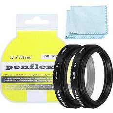 30mm filter 2stk schutzfilter schlank uv-schutz kamera objektiv filter aluminium