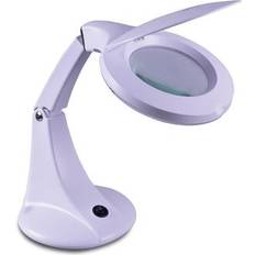 Eagle Desktop Led Twin Arm Illuminated Magnifier With 4" Lens