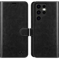 Ocase Samsung Galaxy S24 Ultra PU Leather Wallet Case