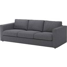 IKEA VIMLE Grey Sofa 241cm 3-Sitzer