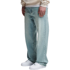 Adrik Basic Baggy Jeans - Sand Blue