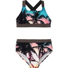 Polyester Bikinis Name It Cross-back Bikini Rot 134/140