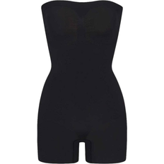 Elastane/Lycra/Spandex - Women Bodysuits SKIMS Seamless Sculpt Strapless Shortie BodySuit - Onxy