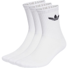 Adidas Women Underwear Adidas Originals Trefoil Cushion Crew Socks 3-pack - White