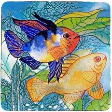 Kitchen Accessories Betsy Drake CT300 Two Fish Coaster 4pcs