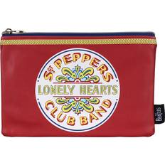 Röda Sminkväskor The Beatles Pouch Pu -