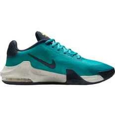 Turquoise - Women Basketball Shoes Nike Impact 4 - Dusty Cactus/Thunder Blue/Sea Glass/University Gold