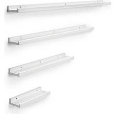 Birk Hylder Torkelson Zitti White Lacquer Væghylde 60cm