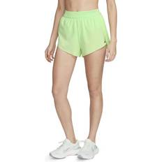 Nike aeroswift women's running shorts NIKE Women's Dri Fit Adv Mid Rise Brief Lined 3" Running Shorts - Vapor Green/Black