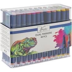 Round Dual Markers 48-pack