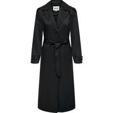 Only Line Trenchcoat - Black