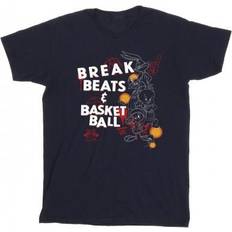 Space Jam space jam: New Legacy Girls Break Beats & Basketball Cotton T-Shirt Svart/Blå/Grå