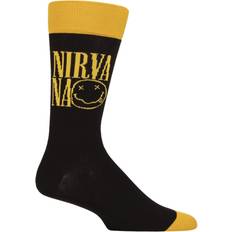 SockShop Music Collection Pair Nirvana Cotton Logo One Black