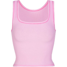 SKIMS Cotton Rib Tank - Bubble Gum