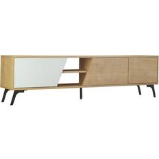 Light oak tv stand Regency Entertainment Light Oak/White TV Bench 71x19"