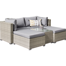 Outdoor Essentials Avalon Outdoor Lounge Set, 1 Table incl. 2 Sofas